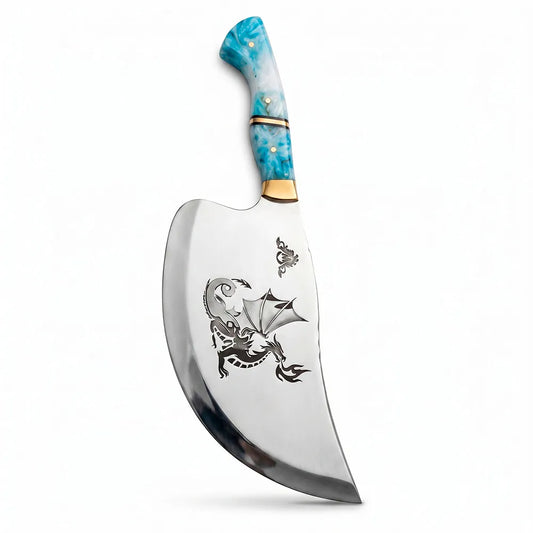 Cutelo Dragão Imperial Blue Steel